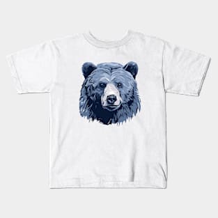 Grizzly Bear Animal Freedom World Wildlife Wonder Vector Graphic Kids T-Shirt